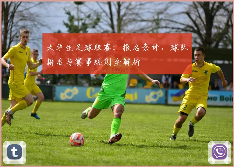 大学生足球联赛:报名条件、球队排名与赛事规则全解析